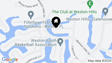 Map of 2671 Riviera Manor, Weston FL, 33332