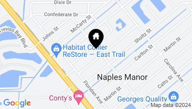 Map of 5245 Holland ST, NAPLES FL, 34113