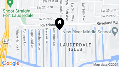 Map of 2431 Key Largo Lane, Fort Lauderdale FL, 33312