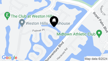 Map of 2678 Palmer place, Weston FL, 33332