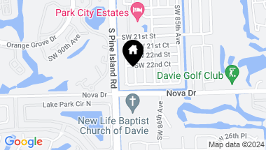 Map of 2311 SW 87 Avenue, Davie FL, 33325
