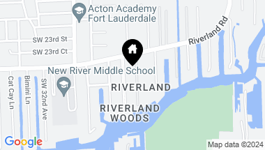 Map of 2415 Riverlane Ter, Fort Lauderdale FL, 33312