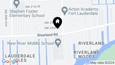 Map of 3121 Riverland Rd, Fort Lauderdale FL, 33312