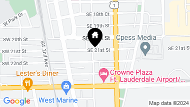 Map of 400-412 SE 21 Street, Fort Lauderdale FL, 33316