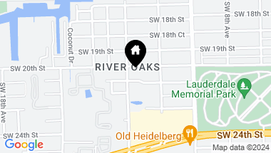 Map of 1115 SW 21st St, Fort Lauderdale FL, 33315