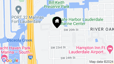 Map of 1808 SW 20th St, Fort Lauderdale FL, 33315