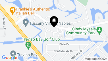 Map of 253 Pebble Beach CIR, NAPLES FL, 34113