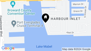 Map of 1957 Harbourview Drive, Fort Lauderdale FL, 33316