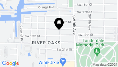 Map of 1001 SW 19th St, Fort Lauderdale FL, 33315