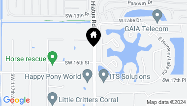 Map of 1555 SW 112th Ave, Davie FL, 33325
