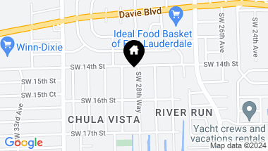 Map of 1465 SW 28th Way, Fort Lauderdale FL, 33312