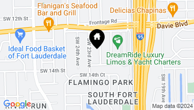Map of 1357 SW 22nd Ter, Fort Lauderdale FL, 33312