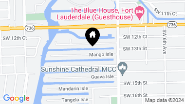 Map of 1105 Mango Isle, Fort Lauderdale FL, 33315