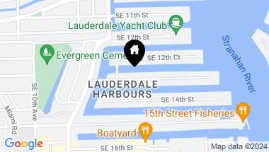 Map of 1525 SE 13th St, Fort Lauderdale FL, 33316