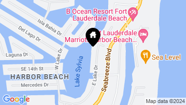 Map of 1313 E LAKE DR, Fort Lauderdale FL, 33316