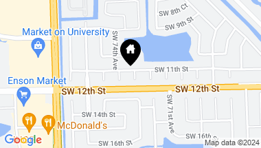 Map of 1101 SW 73rd Ave, Plantation FL, 33317
