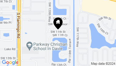 Map of 11913 SW 11th Ct # 11913, Davie FL, 33325