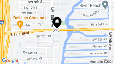 Map of 1430 Davie Blvd, Fort Lauderdale FL, 33312