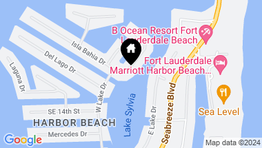 Map of 60 Isla Bahia Dr, Fort Lauderdale FL, 33316