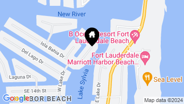 Map of 70 Isla Bahia Dr, Fort Lauderdale FL, 33316