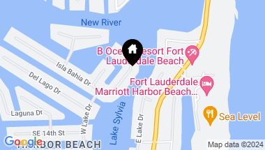 Map of 72 Isla Bahia Dr, Fort Lauderdale FL, 33316