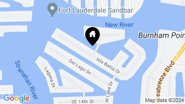 Map of 23 Isla Bahia Dr, Fort Lauderdale FL, 33316
