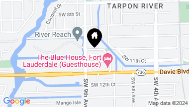 Map of 842 SW 11th St, Fort Lauderdale FL, 33315