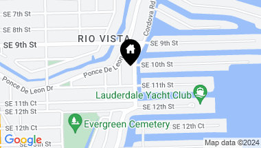 Map of 1013 Cordova Rd, Fort Lauderdale FL, 33316