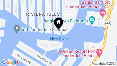 Map of 1000 Riviera Isle Drive, Fort Lauderdale FL, 33301