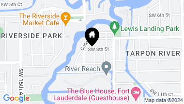Map of 1000 SW 8th St, Fort Lauderdale FL, 33315