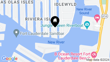 Map of 1000 Riviera Isle Dr, Fort Lauderdale FL, 33301