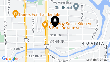 Map of 704 SE 7th St, Fort Lauderdale FL, 33301
