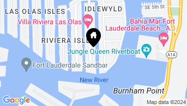 Map of 724 SE 25th Avenue, Fort Lauderdale FL, 33301
