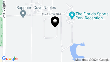 Map of 3663 Sapphire Cove CIR, NAPLES FL, 34114