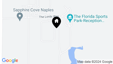 Map of 3656 Sapphire Cove Circle, NAPLES FL, 34114