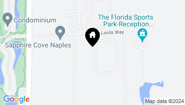 Map of 3750 Sapphire Cove Circle, NAPLES FL, 34114