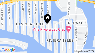 Map of 601 Isle Of Palms, Fort Lauderdale FL, 33301