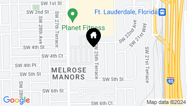 Map of 315 SW 25th Ter, Fort Lauderdale FL, 33312