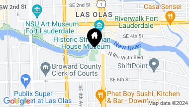 Map of 511 SE 5th Ave 1607, Fort Lauderdale FL, 33301