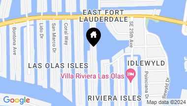 Map of 430 Isle Of Palms Dr, Fort Lauderdale FL, 33301