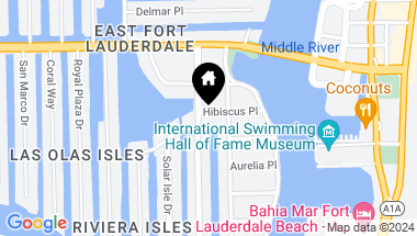 Map of 2500 Hibiscus Pl, Fort Lauderdale FL, 33301