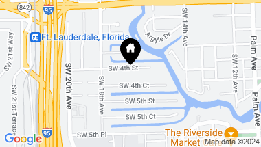 Map of 1720 SW 4th St, Fort Lauderdale FL, 33312
