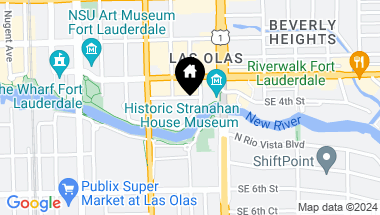 Map of 411 N New River Dr E 3203, Fort Lauderdale FL, 33301