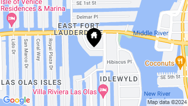 Map of 353 Sunset Drive PH02, Fort Lauderdale FL, 33301