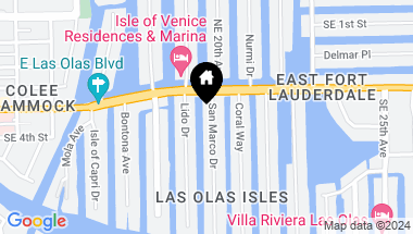 Map of 321 San Marco Drive, Fort Lauderdale FL, 33301