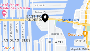 Map of 340 Sunset Drive 505, Fort Lauderdale FL, 33301