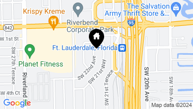 Map of 116 SW 22nd Ave, Fort Lauderdale FL, 33312
