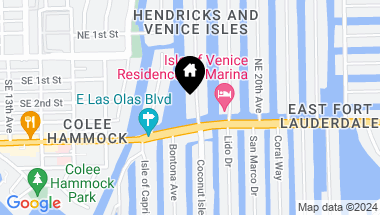Map of 11 Hendricks Isle # 11, Fort Lauderdale FL, 33301