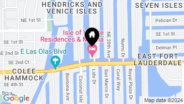Map of 15 Isle Of Venice Dr, Fort Lauderdale FL, 33301