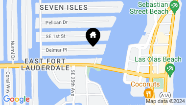 Map of 2606 Delmar Pl, Fort Lauderdale FL, 33301